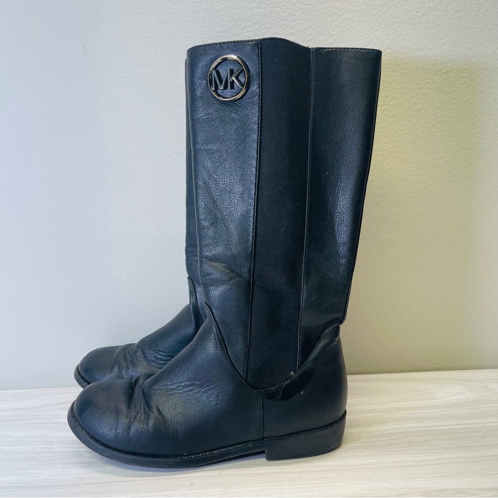 MICHAEL KORS MK Emma Lily Girls Black Boots Size 1